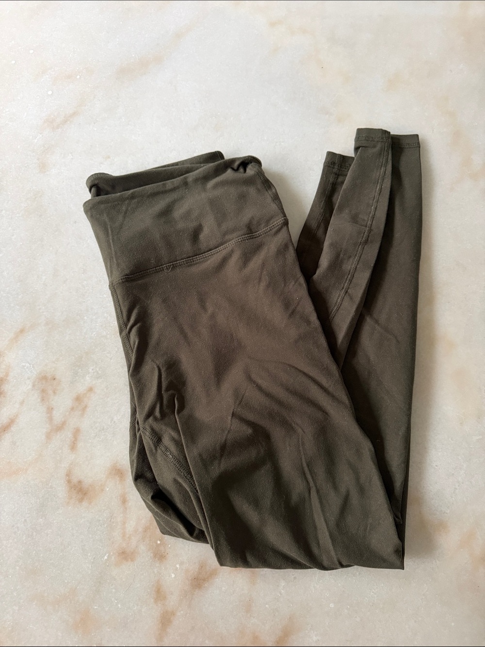 Shop Talulah butter soft leggings w/pockets - olive green